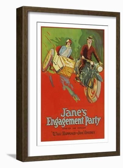 Jane's Engagement Party-null-Framed Art Print