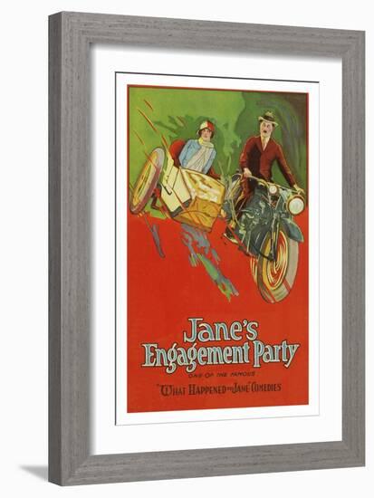 Jane's Engagement Party-null-Framed Premium Giclee Print