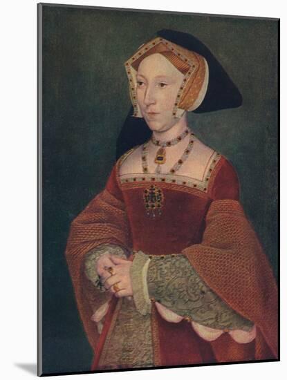 'Jane Seymour', 1537-Hans Holbein the Younger-Mounted Giclee Print