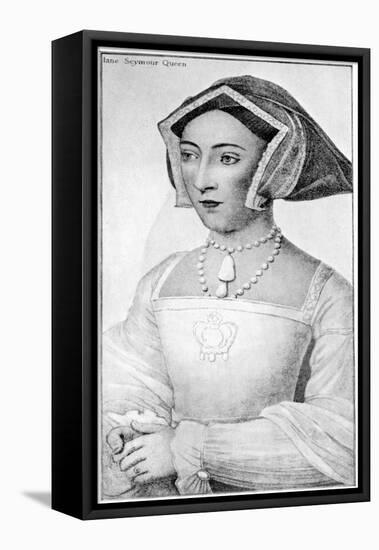 Jane Seymour, 16th Century-Hans Holbein the Younger-Framed Premier Image Canvas