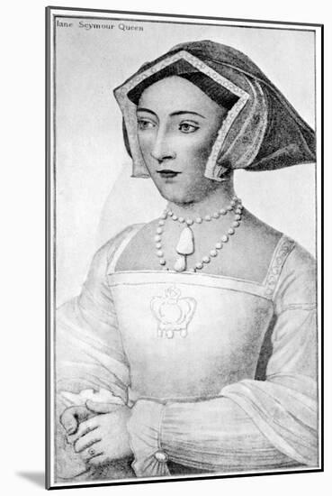 Jane Seymour, 16th Century-Hans Holbein the Younger-Mounted Giclee Print