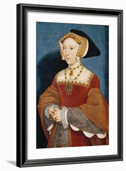 Jane Seymour, Queen of England-Hans Holbein the Younger-Framed Giclee Print