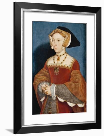 Jane Seymour, Queen of England-Hans Holbein the Younger-Framed Giclee Print