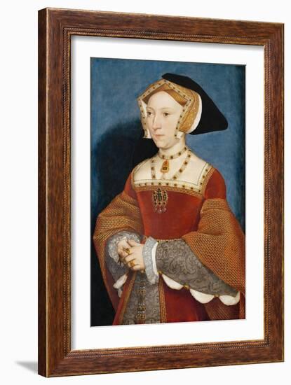 Jane Seymour, Queen of England-Hans Holbein the Younger-Framed Giclee Print