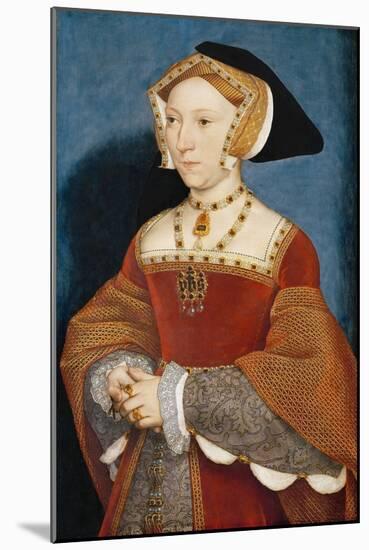 Jane Seymour, Queen of England-Hans Holbein the Younger-Mounted Giclee Print