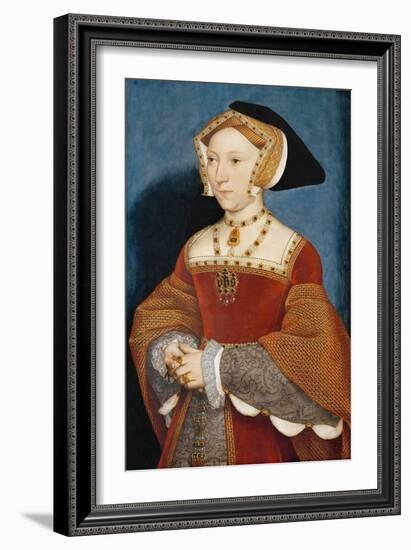 Jane Seymour, Queen of England-Hans Holbein the Younger-Framed Giclee Print