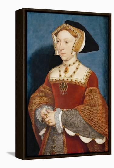 Jane Seymour, Queen of England-Hans Holbein the Younger-Framed Premier Image Canvas