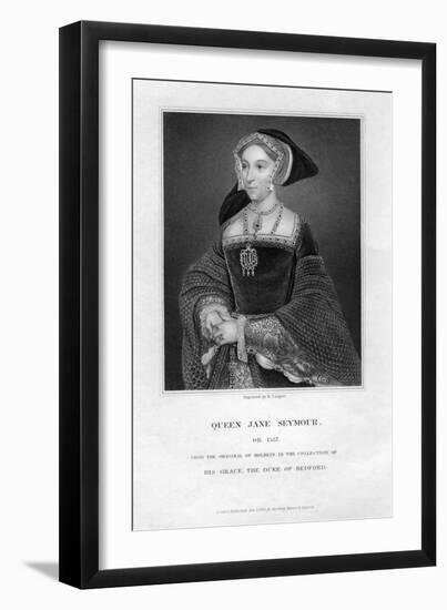 Jane Seymour, Third Wife and Queen of Henry VIII of England-R Cooper-Framed Giclee Print