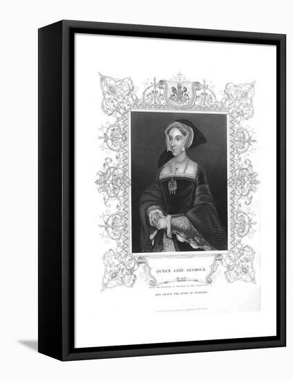 Jane Seymour, Third Wife of Henry VIII, C1536, (19th Century)-Hans Holbein the Younger-Framed Premier Image Canvas