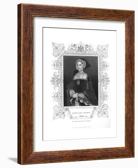 Jane Seymour, Third Wife of Henry VIII, C1536, (19th Century)-Hans Holbein the Younger-Framed Giclee Print