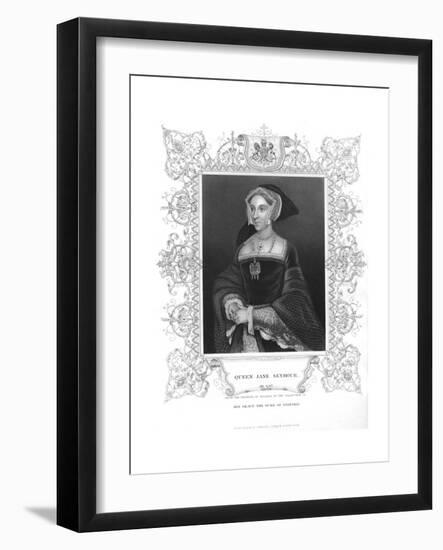 Jane Seymour, Third Wife of Henry VIII, C1536, (19th Century)-Hans Holbein the Younger-Framed Giclee Print