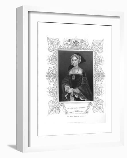 Jane Seymour, Third Wife of Henry VIII, C1536, (19th Century)-Hans Holbein the Younger-Framed Giclee Print