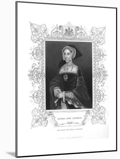 Jane Seymour, Third Wife of Henry VIII, C1536, (19th Century)-Hans Holbein the Younger-Mounted Giclee Print