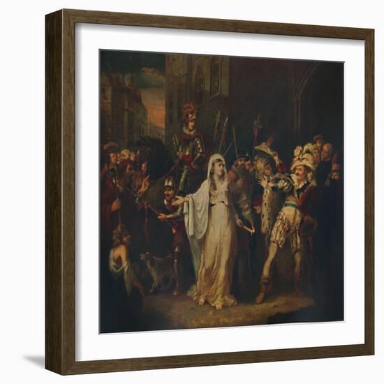 'Jane Shore', 18th century, (1935)-William Hamilton-Framed Giclee Print