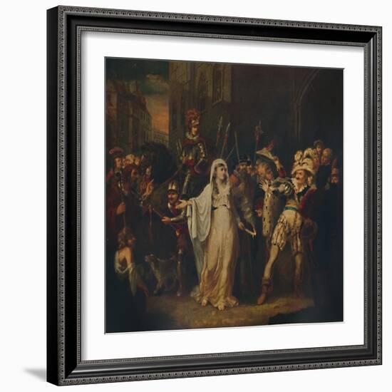 'Jane Shore', 18th century, (1935)-William Hamilton-Framed Giclee Print