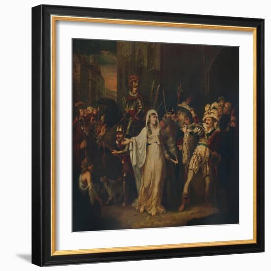 'Jane Shore', 18th century, (1935)-William Hamilton-Framed Giclee Print