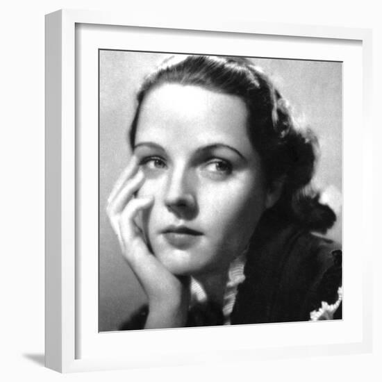 Jane Wyatt, American Actress, 1934-1935-null-Framed Photographic Print