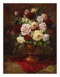 Classic Floral Still Life-Janek-Mounted Art Print