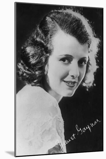 Janet Gaynor (1906-198), American Actress, 20th Century-null-Mounted Photographic Print