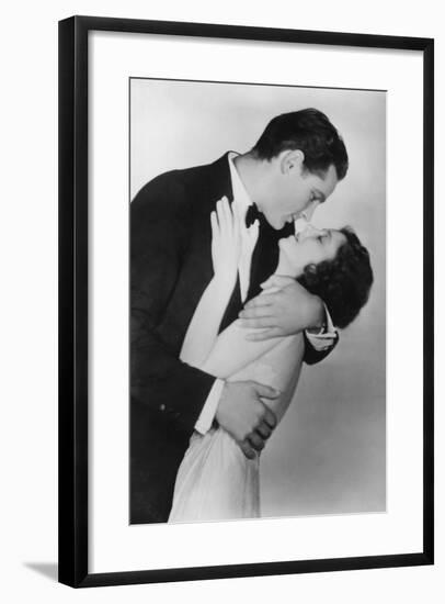 Janet Gaynor (1906-198) and Charles Farrell (1901-199), American Actors, 20th Century-null-Framed Photographic Print