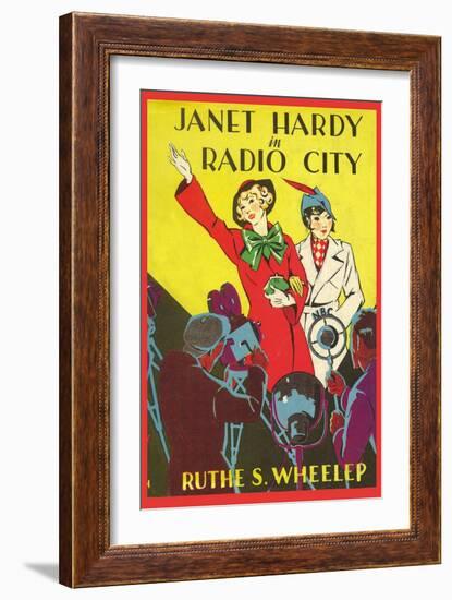 Janet Hardy in Radio City-null-Framed Premium Giclee Print