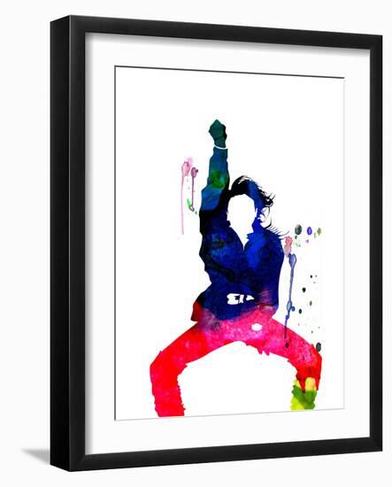 Janet Jackson Watercolor-Lana Feldman-Framed Art Print