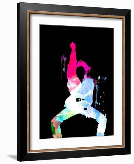 Janet Jackson Watercolor-Lana Feldman-Framed Art Print