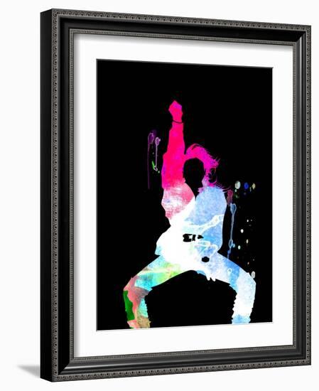 Janet Jackson Watercolor-Lana Feldman-Framed Art Print