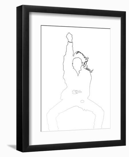 Janet Jackson-Logan Huxley-Framed Art Print