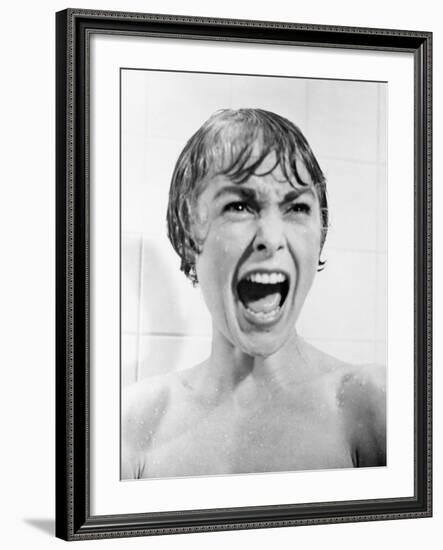 Janet Leigh. 1960 "Psycho" Directed by Alfred Hitchcock-null-Framed Photographic Print