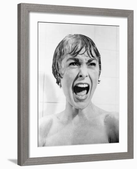 Janet Leigh. 1960 "Psycho" Directed by Alfred Hitchcock-null-Framed Photographic Print