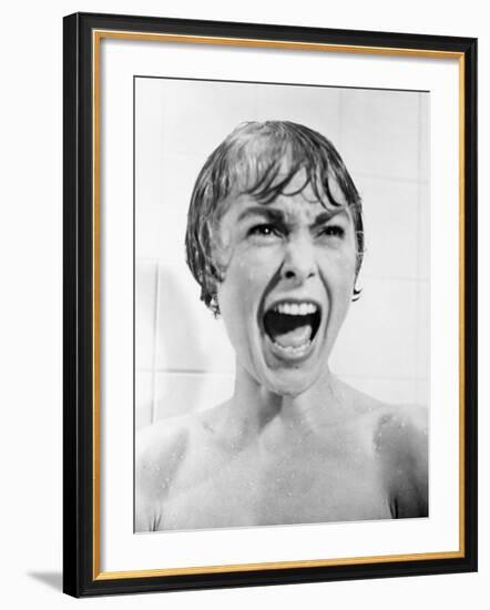 Janet Leigh. 1960 "Psycho" Directed by Alfred Hitchcock-null-Framed Photographic Print