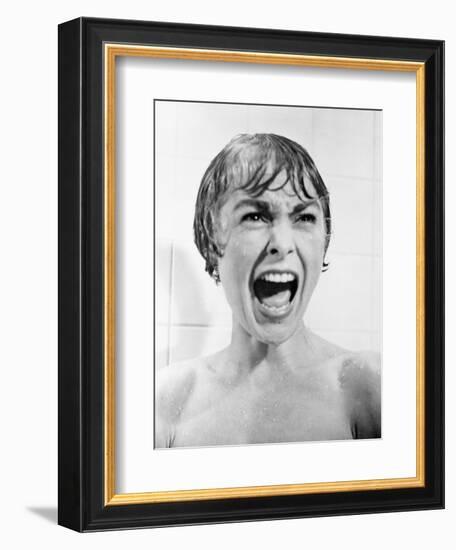 Janet Leigh. 1960 "Psycho" Directed by Alfred Hitchcock-null-Framed Photographic Print