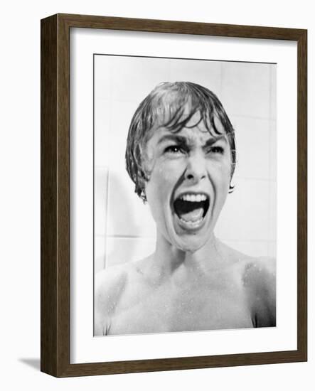 Janet Leigh. 1960 "Psycho" Directed by Alfred Hitchcock-null-Framed Photographic Print