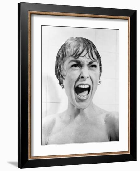 Janet Leigh. 1960 "Psycho" Directed by Alfred Hitchcock-null-Framed Photographic Print