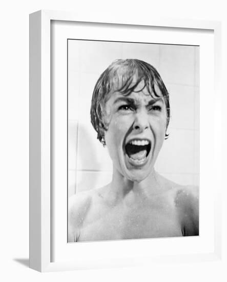 Janet Leigh. 1960 "Psycho" Directed by Alfred Hitchcock-null-Framed Photographic Print