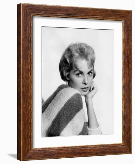 Janet Leigh (b/w photo)-null-Framed Photo