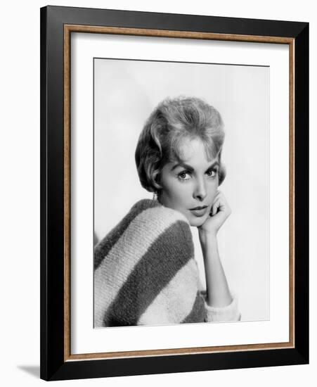 Janet Leigh (b/w photo)-null-Framed Photo