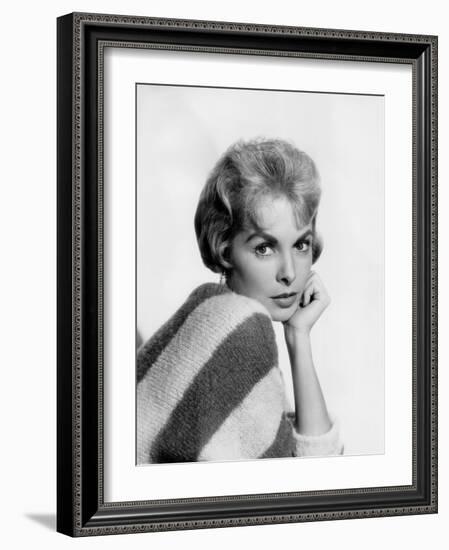 Janet Leigh (b/w photo)-null-Framed Photo