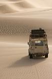 Skeleton Coast, Namibia. Land Rover Venturing Out over the Sand Dunes-Janet Muir-Photographic Print