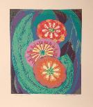 Zinnia Wheels-Janet Mustin-Framed Limited Edition