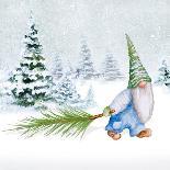 Gnomes On Winter Holiday II-Janice Gaynor-Art Print