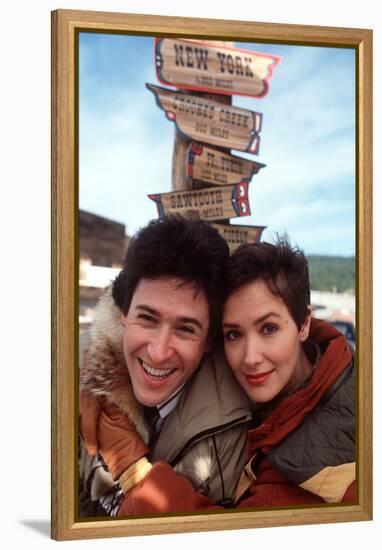 JANINE TURNER; ROB MORROW. "NORTHERN EXPOSURE" [1990].-null-Framed Premier Image Canvas