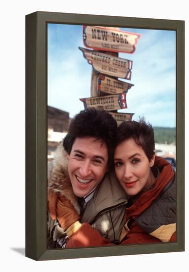 JANINE TURNER; ROB MORROW. "NORTHERN EXPOSURE" [1990].-null-Framed Premier Image Canvas