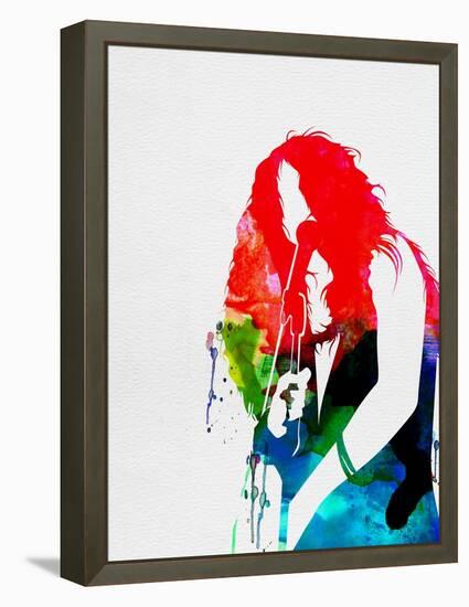 Janis Watercolor-Lana Feldman-Framed Stretched Canvas