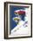 Jantzen by Binder Man and Women, Ski 1947-null-Framed Giclee Print