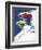 Jantzen by Binder Man and Women, Ski 1947-null-Framed Giclee Print