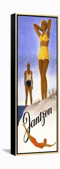 Jantzen Yellow Bikini-null-Framed Premier Image Canvas