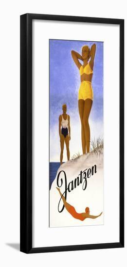 Jantzen Yellow Bikini-null-Framed Giclee Print