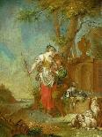Shepherd and Shepherdess-Januarius Zick-Giclee Print